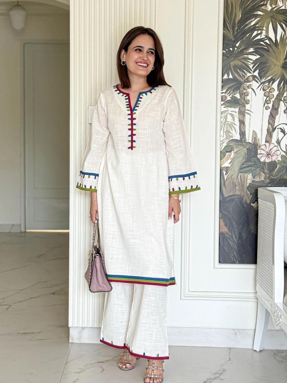 2pc cotton suit