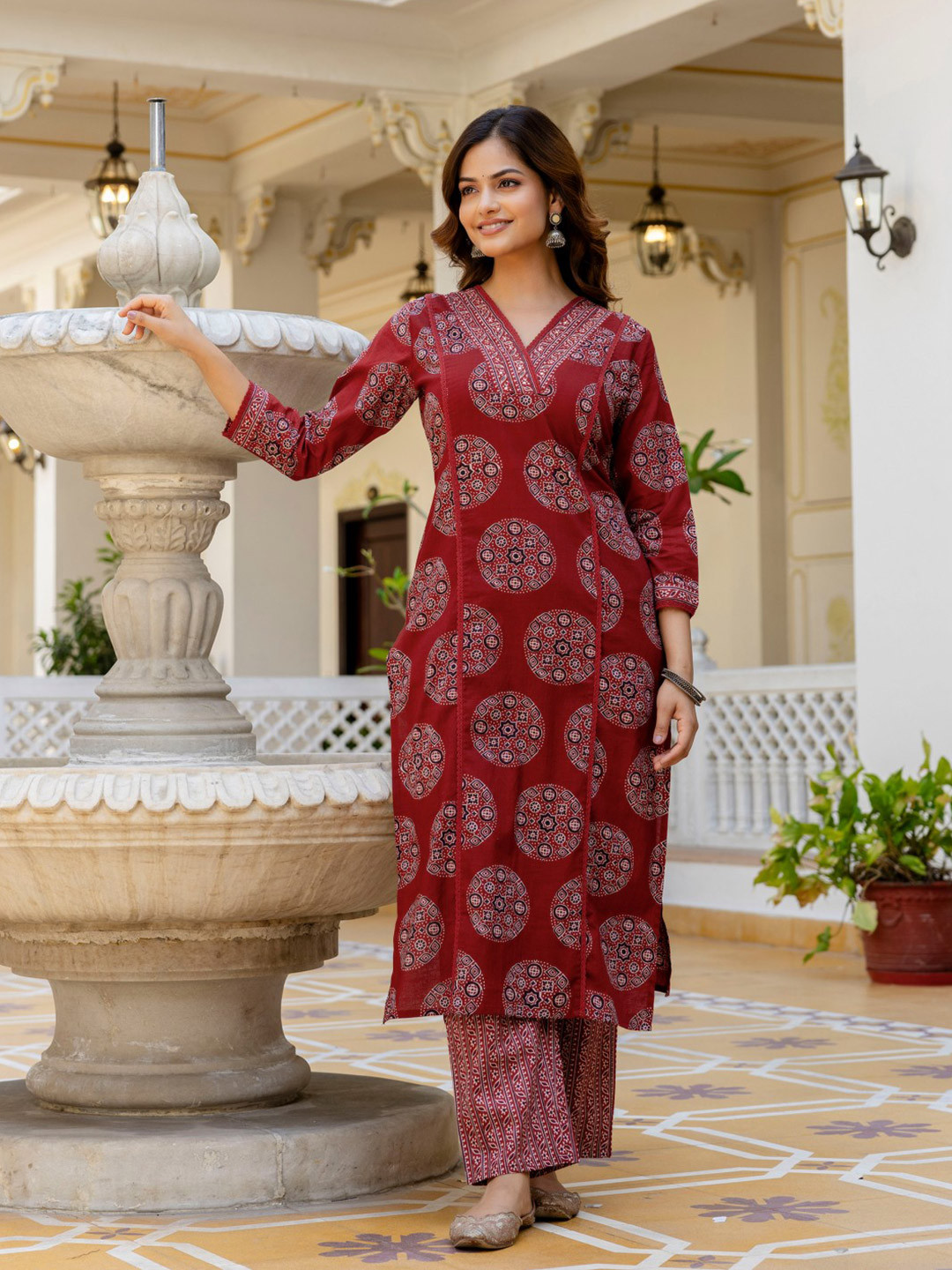 3pc cotton suit