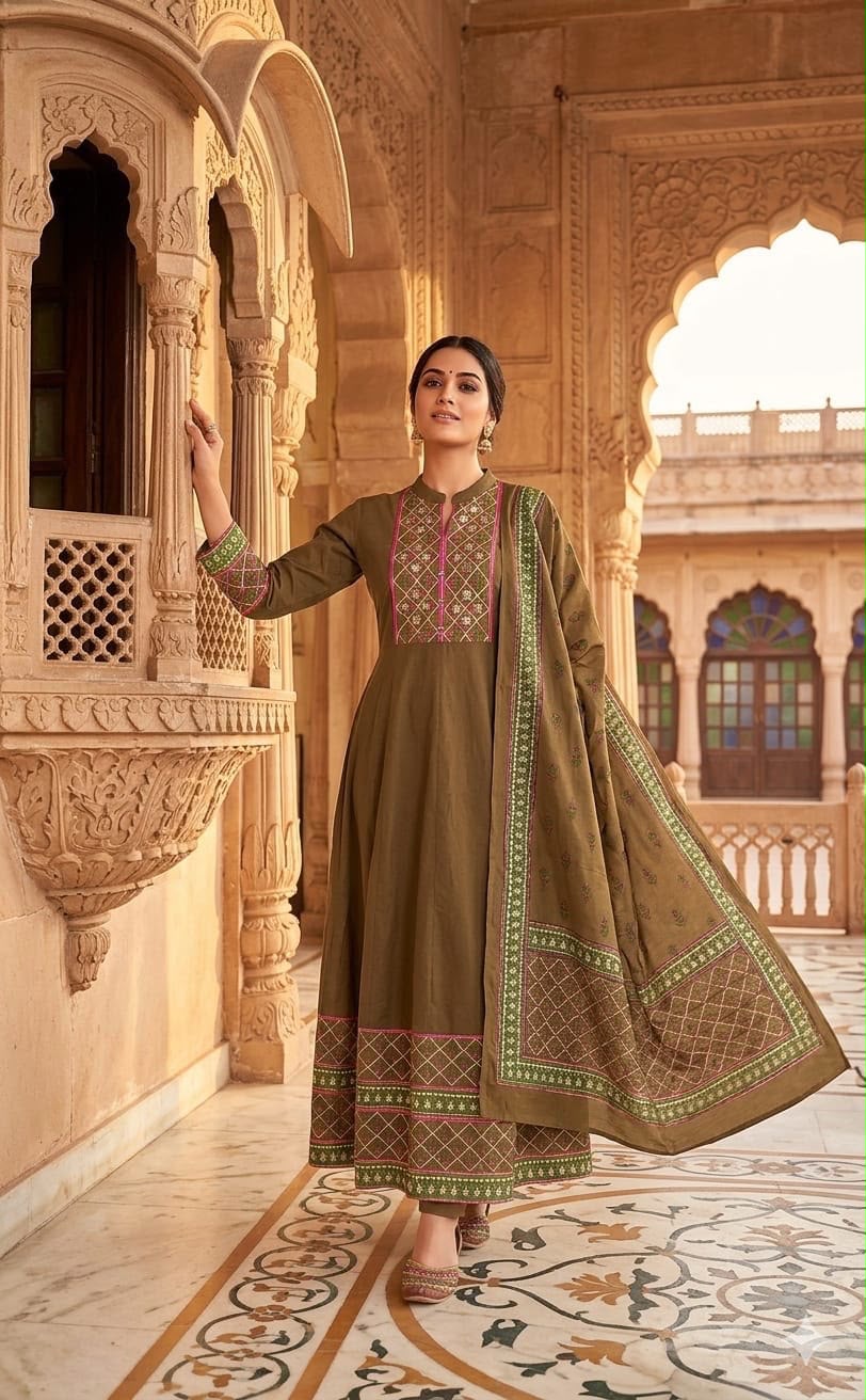 3pc Cotton suit