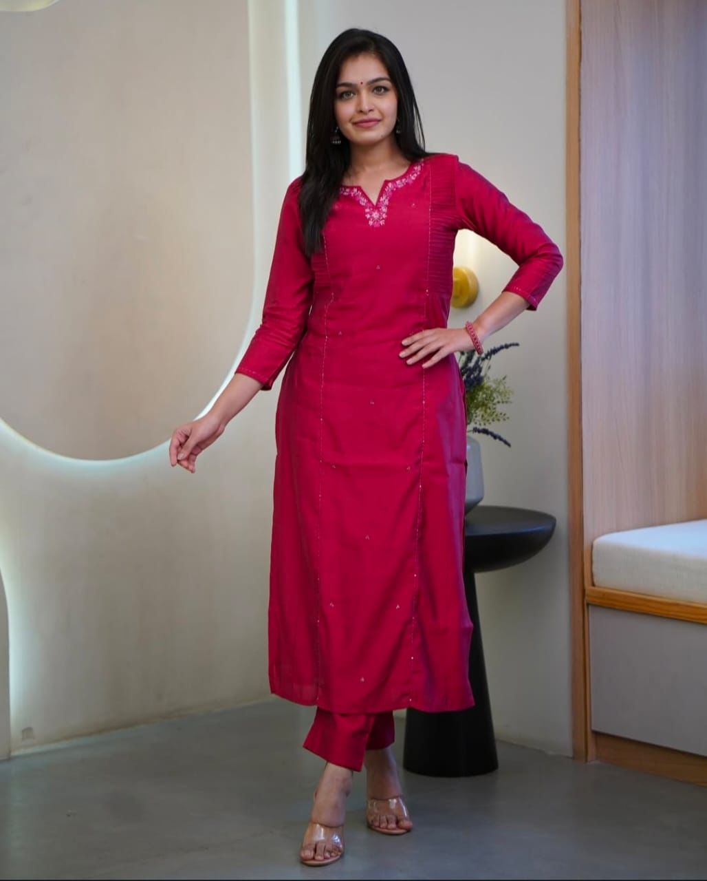 2pc cotton suit