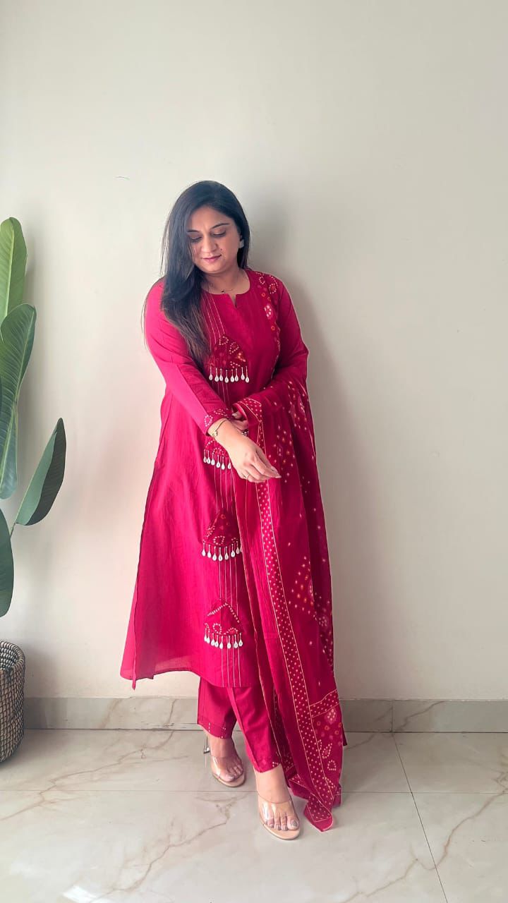 3pc cotton suit