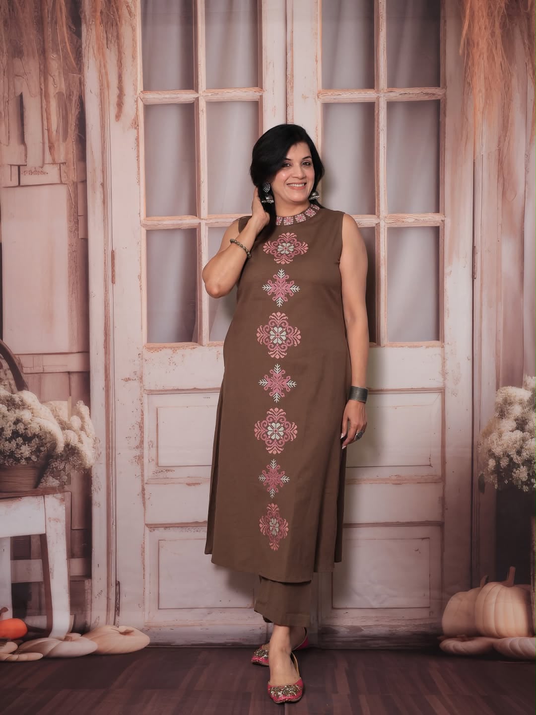2pc Cotton suit