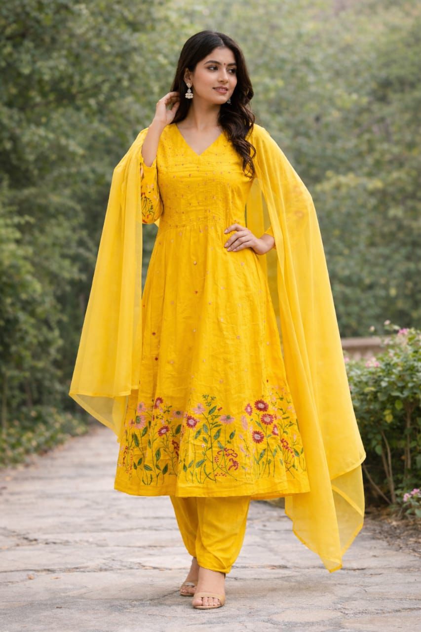 3pc cotton suit