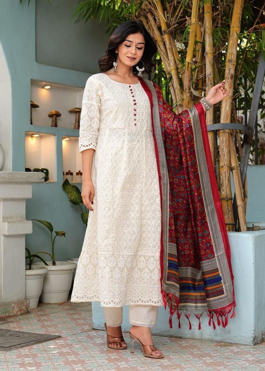 3pc cotton suit