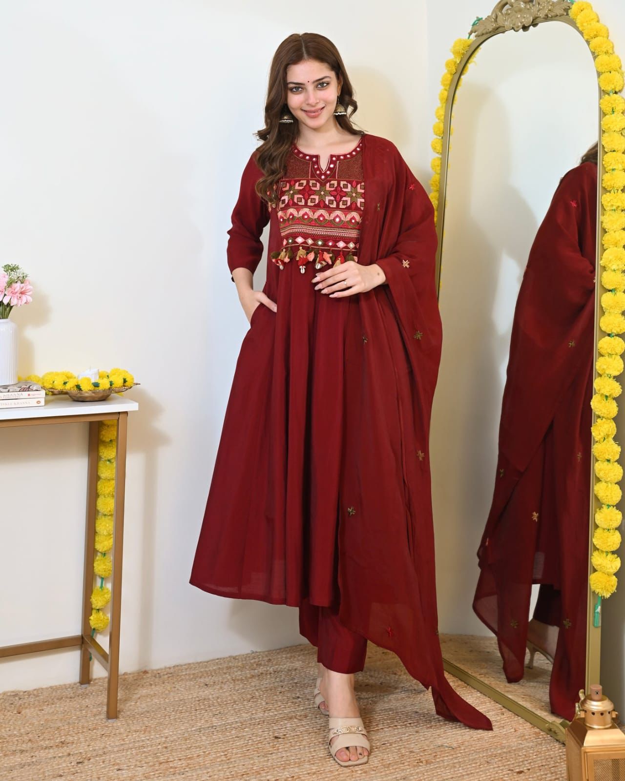 3pc cotton suit