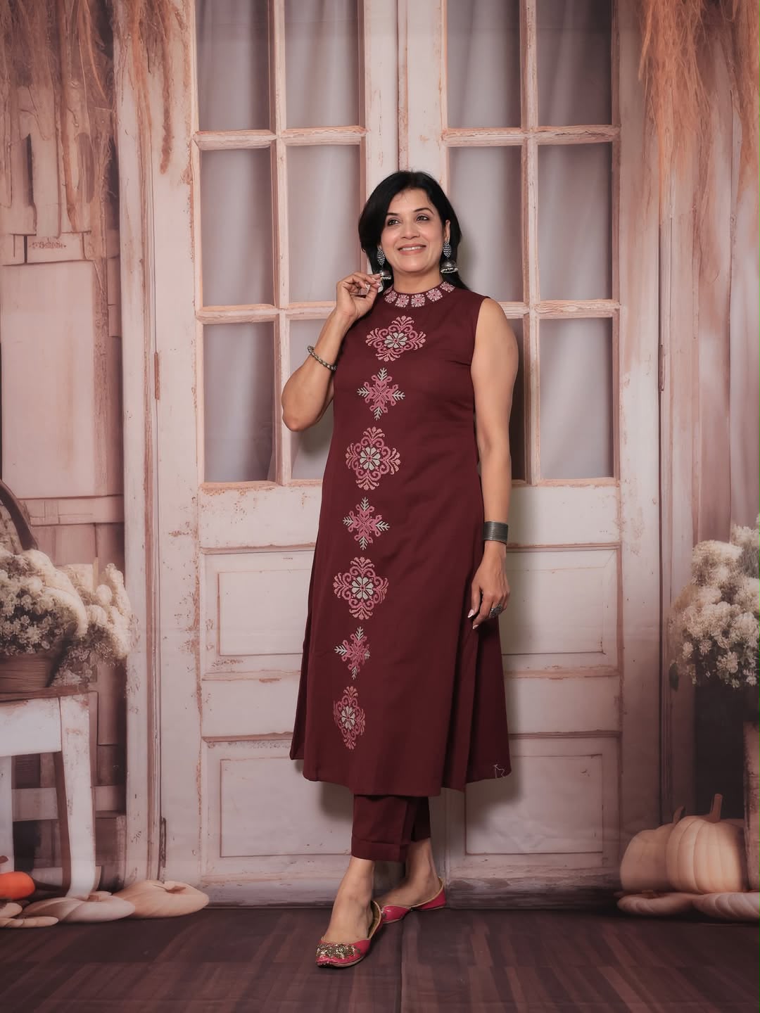 2pc Cotton suit
